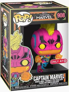 Marvel Blacklight Captain Marvel exclusive Funko Pop! Vinyl figure