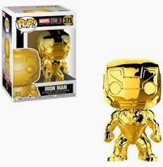 Marvel Studios chrome Iron Man 375 Funko Pop Vinyl Figure